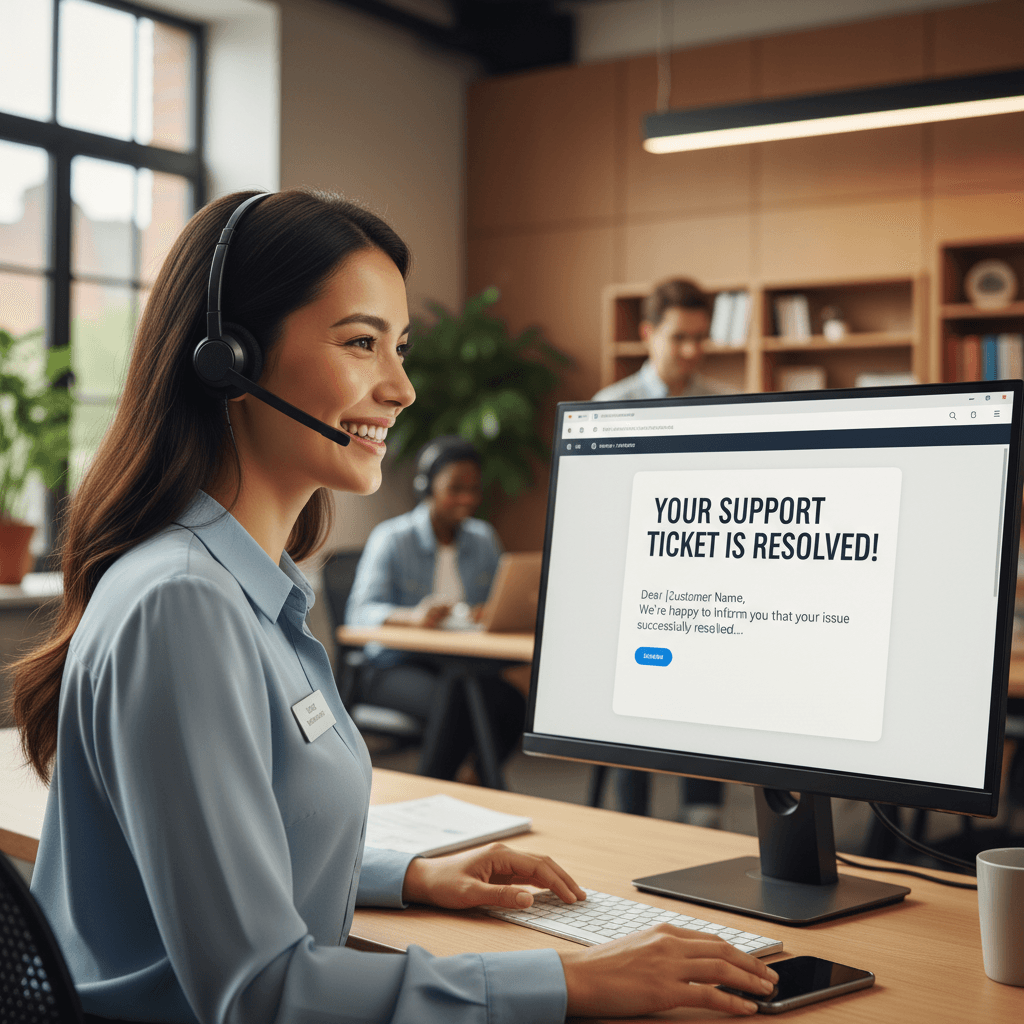 Responsive customer support team