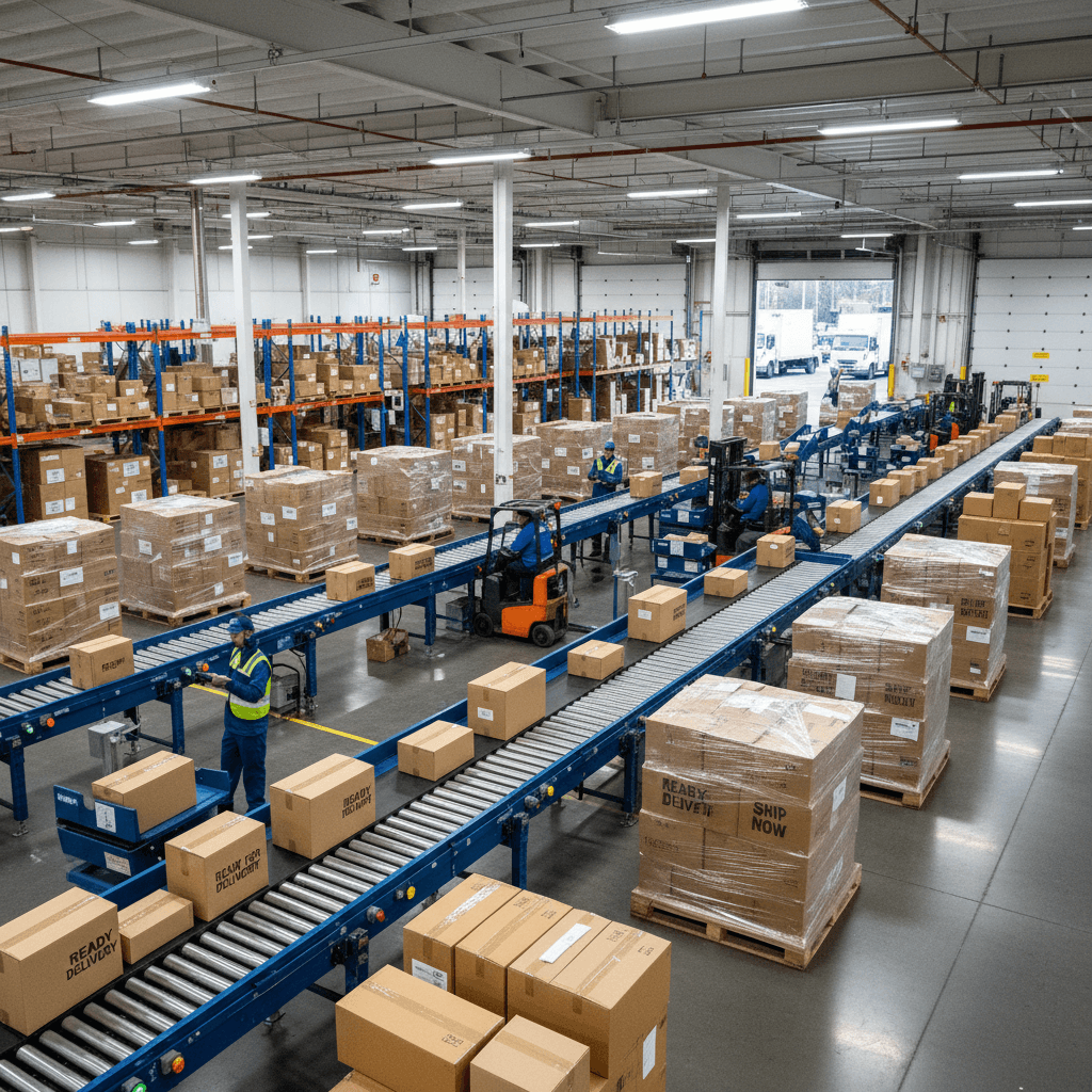 Efficient order fulfillment and shipping process